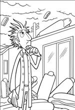 coloring page Cloudy with a Chance of Meatballs